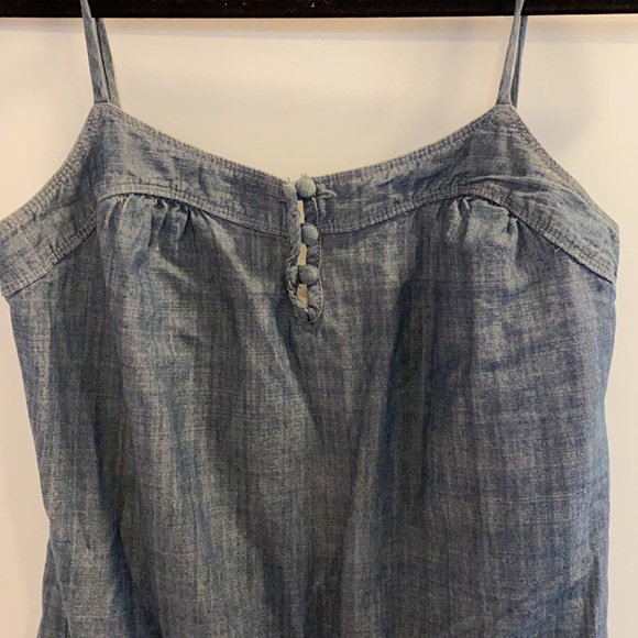 7 for all mankind denim romper in xs - Picture 2 of 6